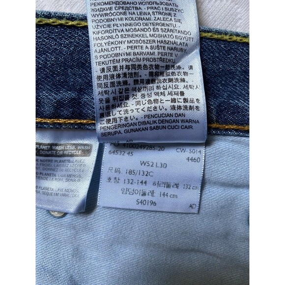 Levis 550 Jeans Mens 52X30 Big Tall Blue Relaxed Denim Red Tab - Picture 9 of 12